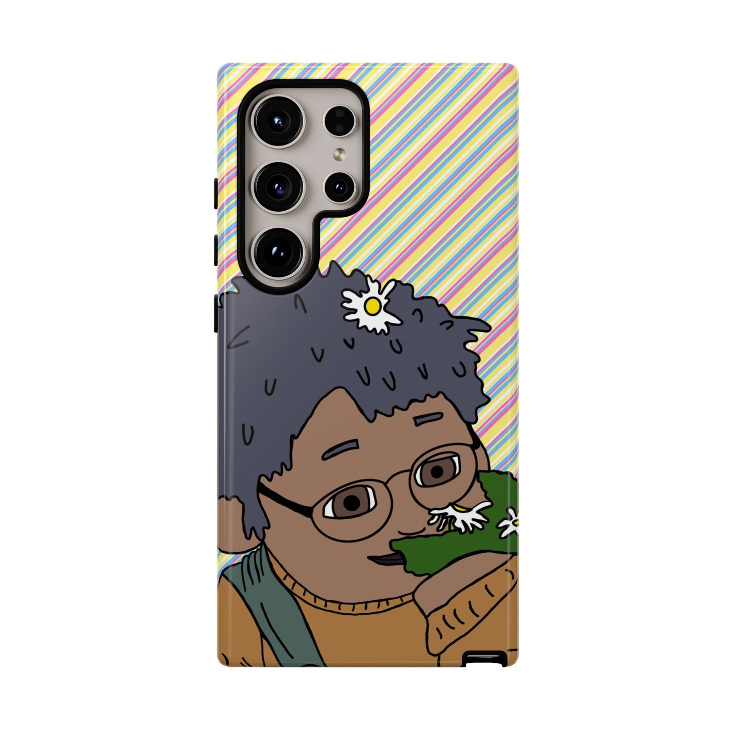 Cute Flowers Tom Phone Case —