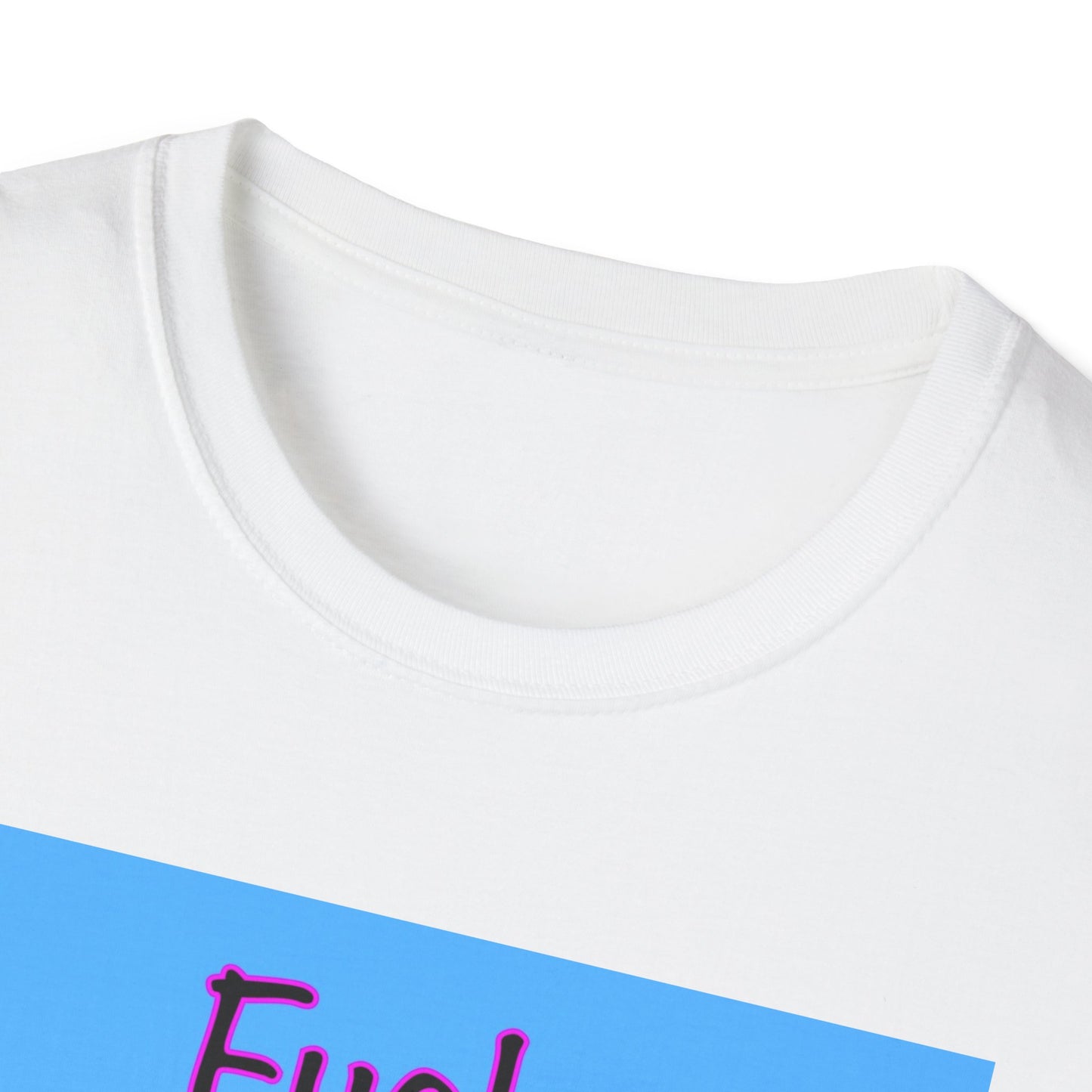 Graphic T-Shirt — 'Fuck You' Blonde Doll Illustration