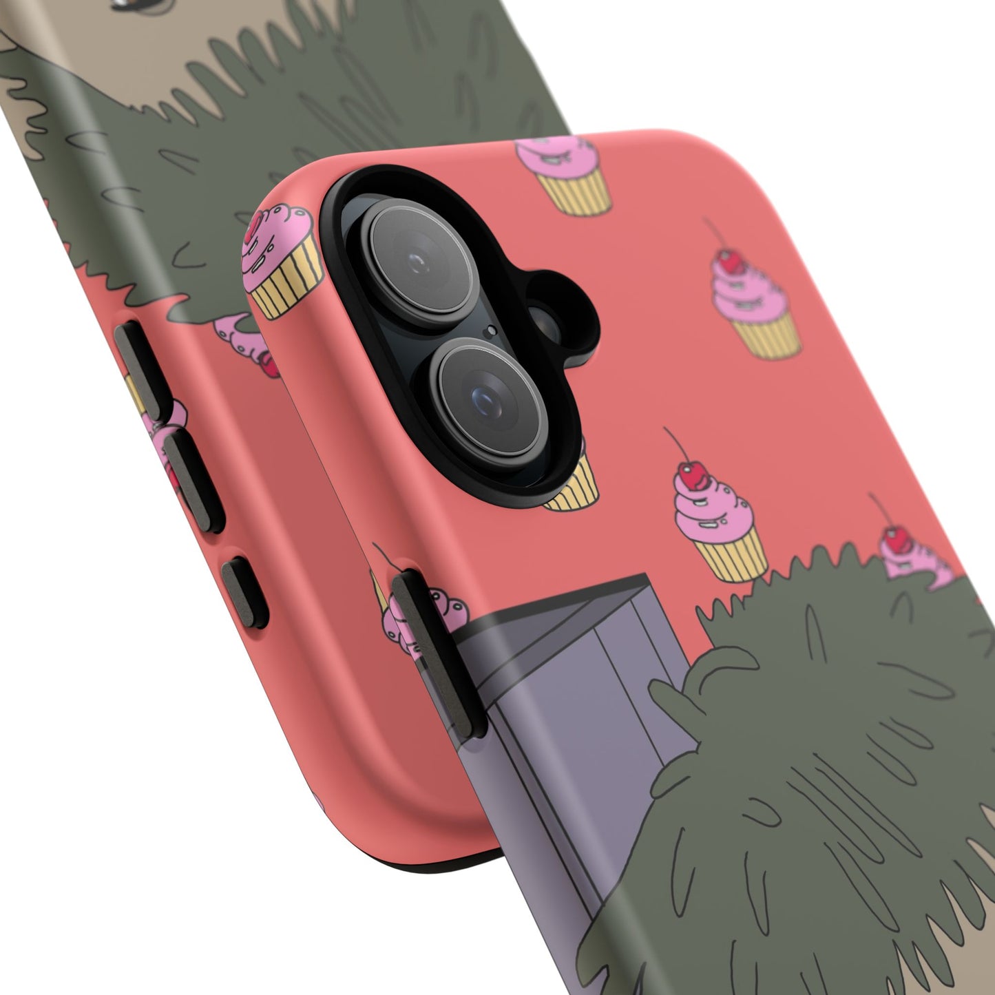 Cute Cupcake Tiny Phone Case — Whimsical Retro Character Protective Cover