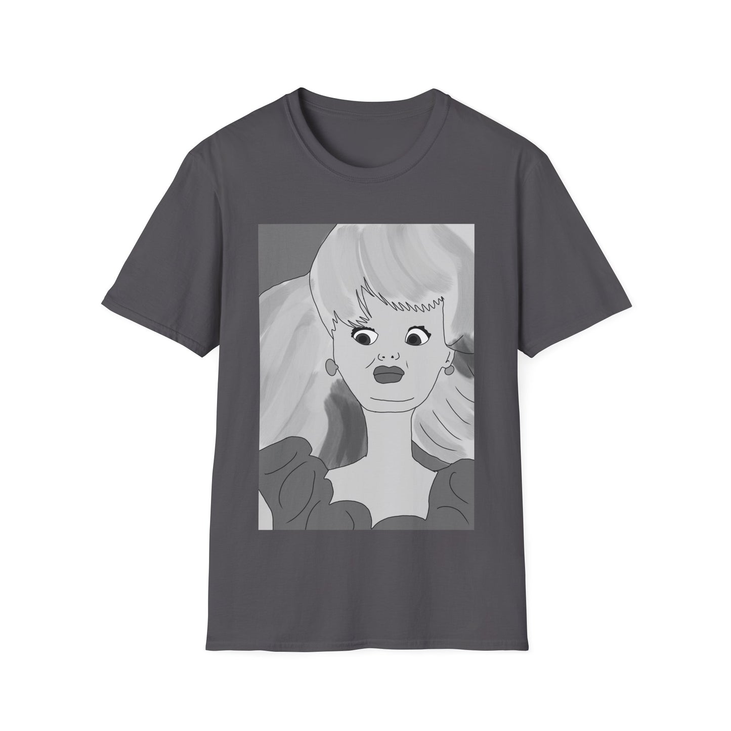 EWWW T-Shirt — Retro Pop Art Doll Portrait Graphic Tee