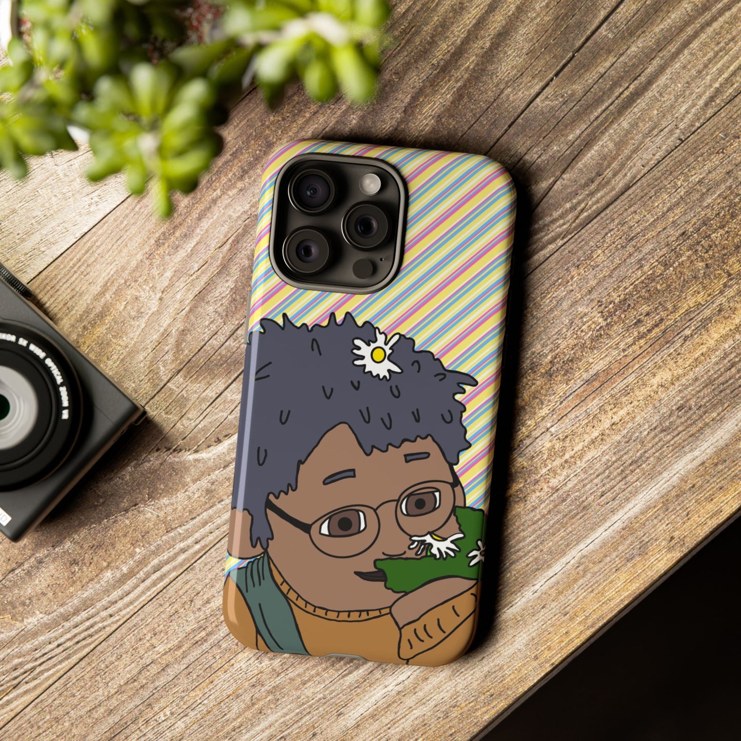 Cute Flowers Tom Phone Case —