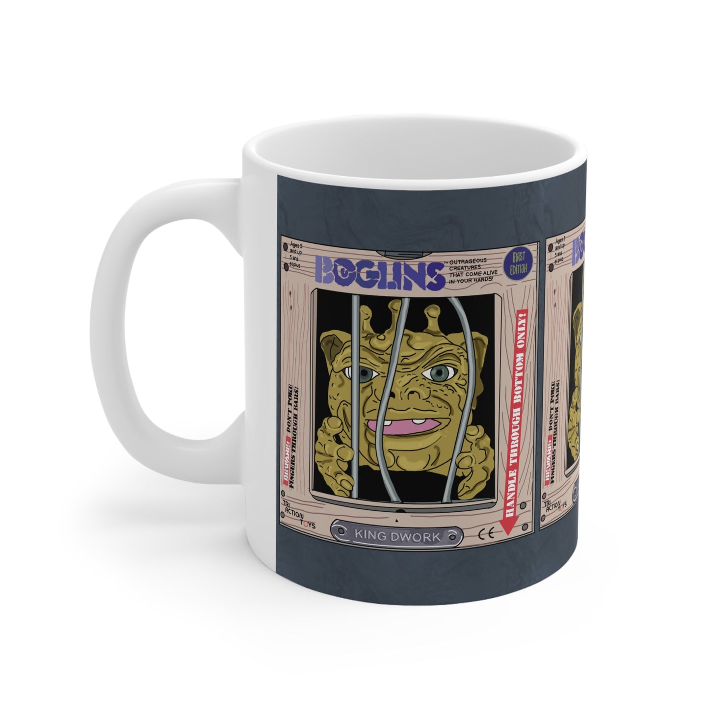90s Boglins Retro Toy Box Ceramic Coffee Mug —