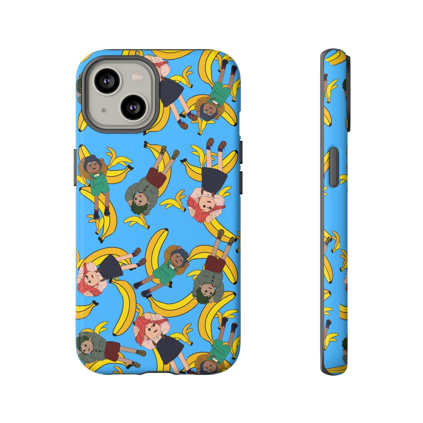 Banana Tots Pattern Phone Case — Cute Cartoon Phone Cover