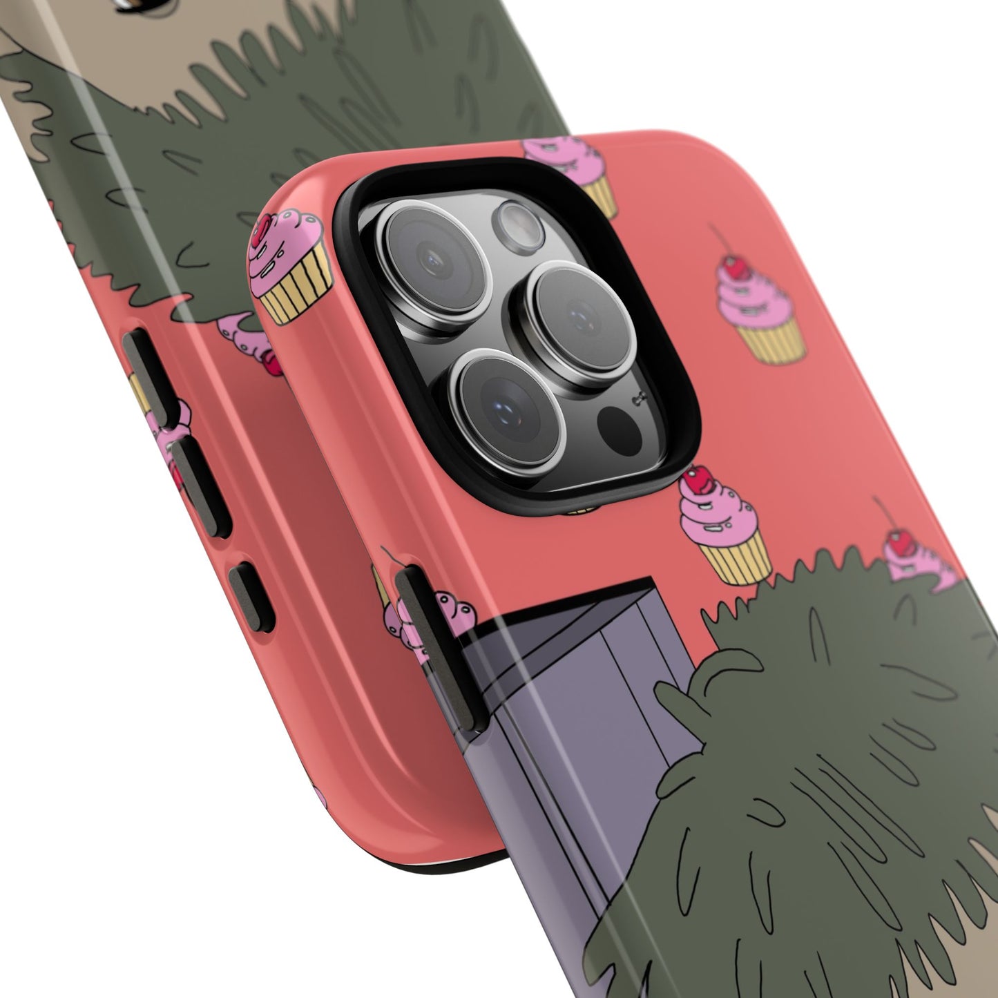 Cute Cupcake Tiny Phone Case — Whimsical Retro Character Protective Cover