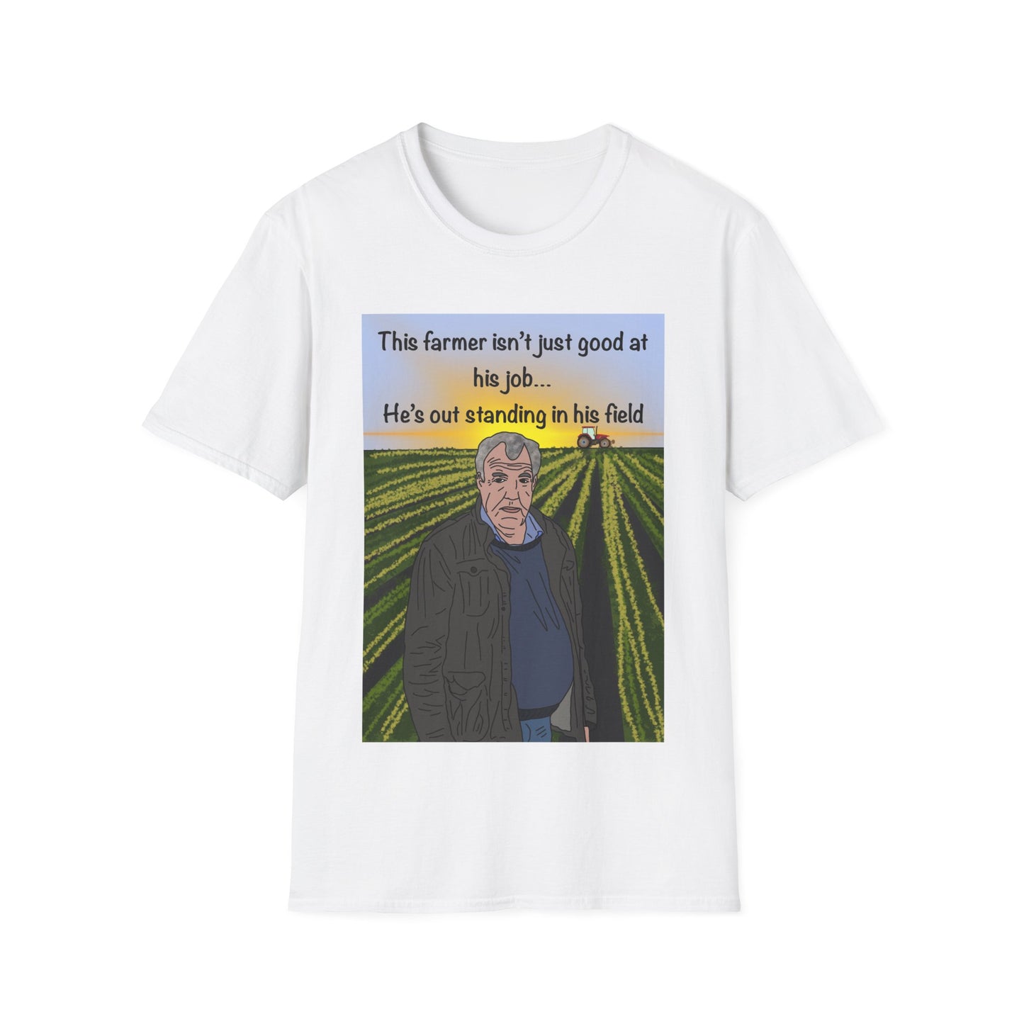 Jeremy Clarkeson Farmer Pun Graphic T-Shirt — "This farmer isn’t just good at his job..."