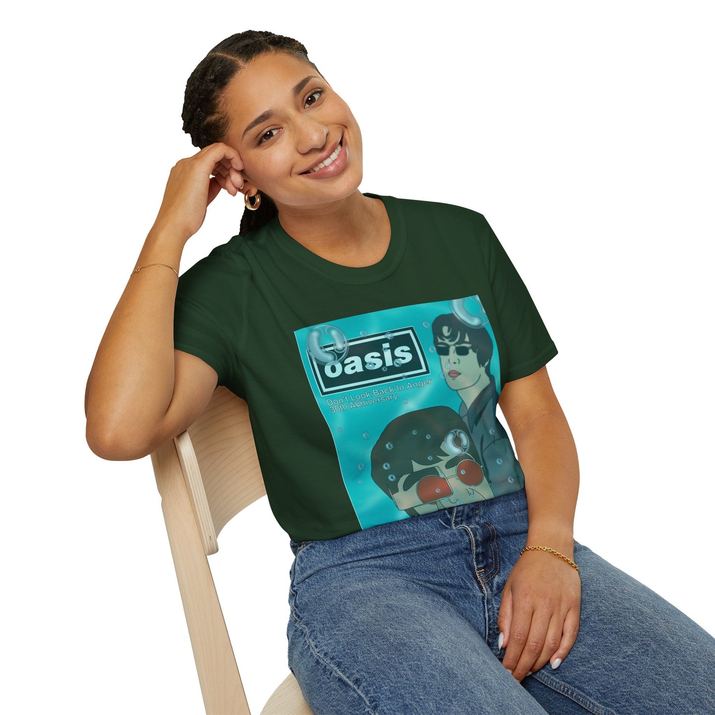 Oasis Don’t Look Back In Anger 30th Anniversary T Shirt | More Jam