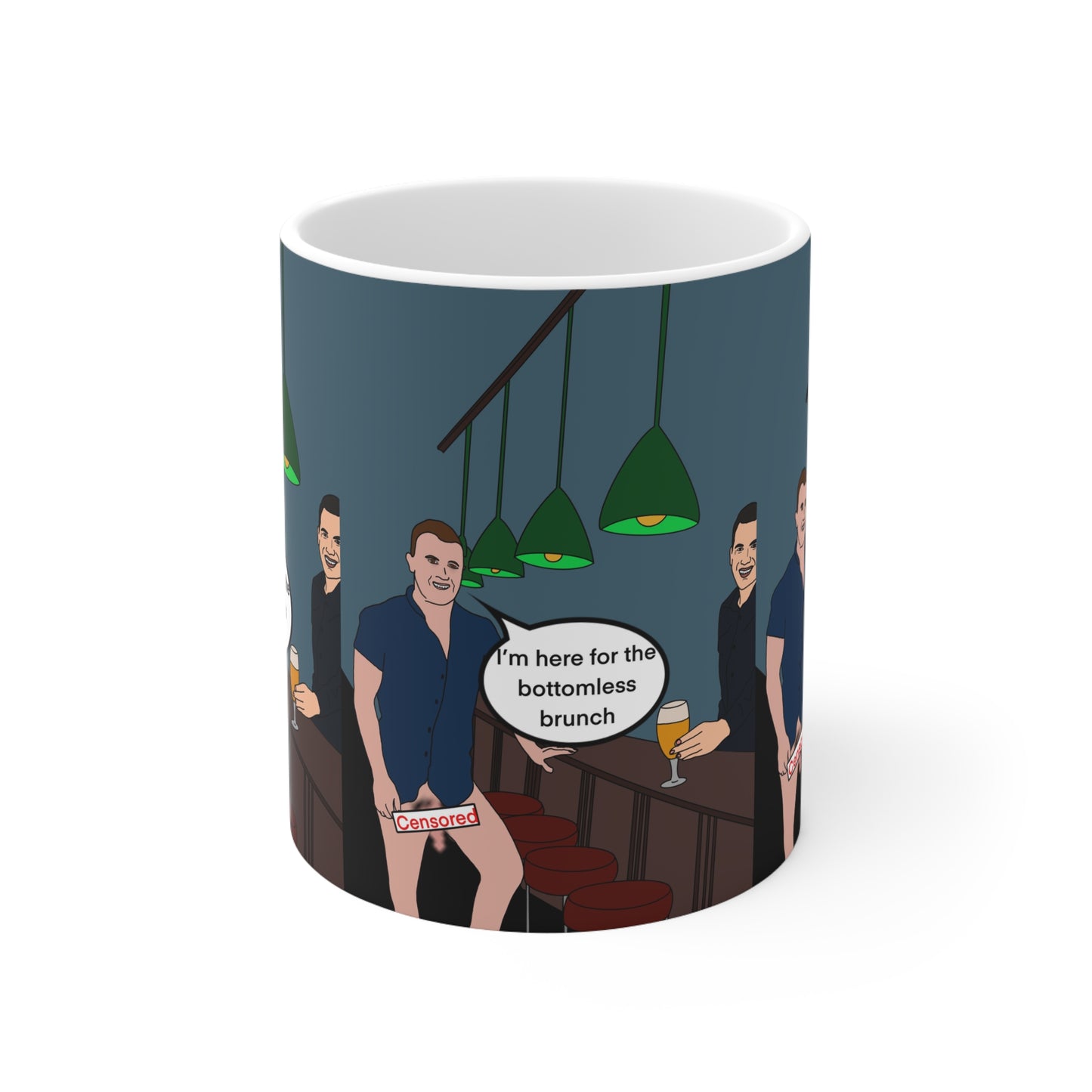 Bottomless Brunch Funny Ceramic Coffee Cup