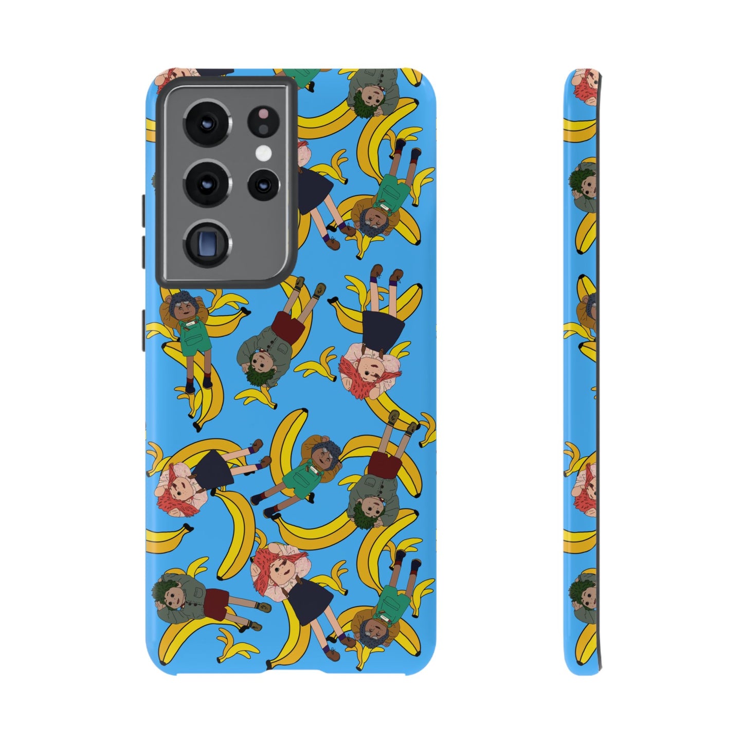 Banana Tots Pattern Phone Case — Cute Cartoon Phone Cover