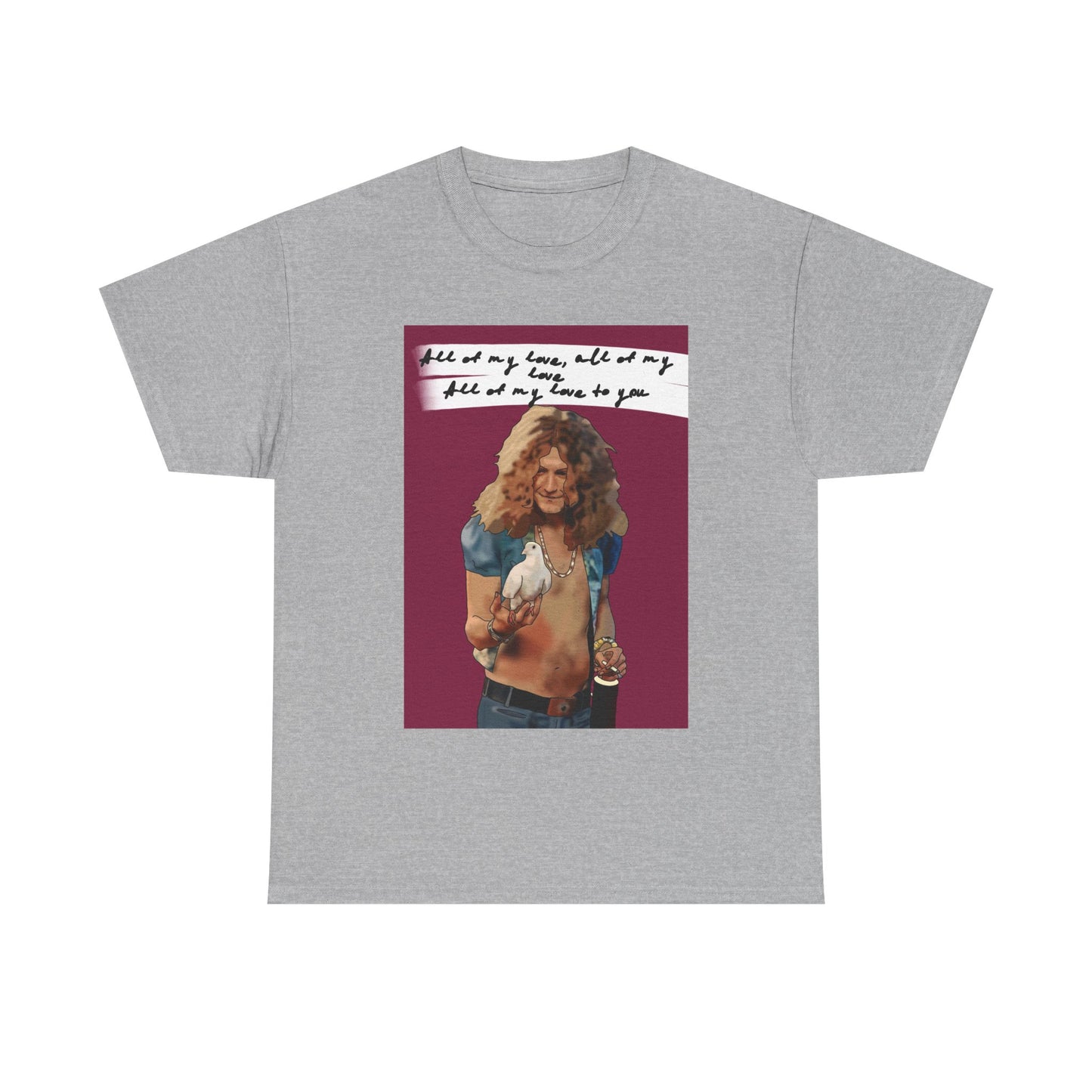 Robert Plant Led Zeppelin lyrics t shirt