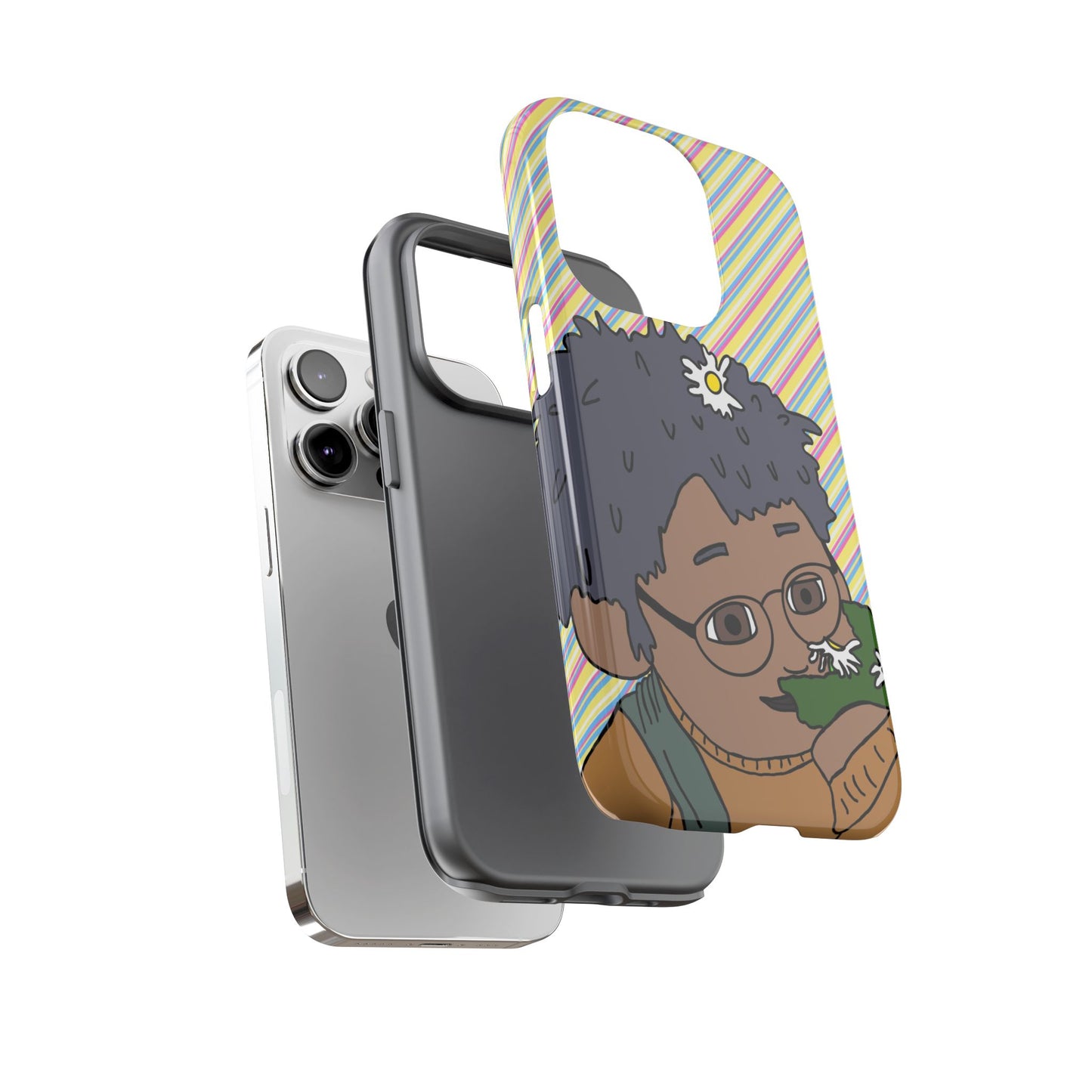 Cute Flowers Tom Phone Case —