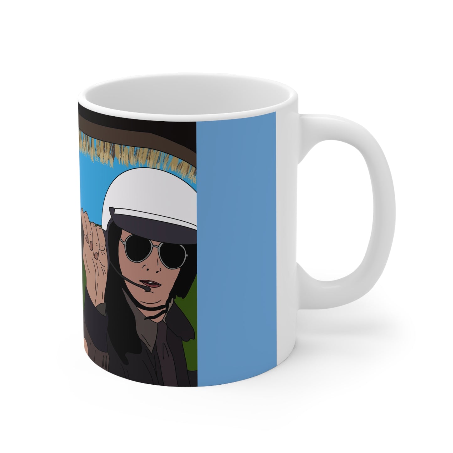 Pull Over Coffee Mug — Dumb & Dumber Cartoon Ceramic Cup (11oz/15oz)