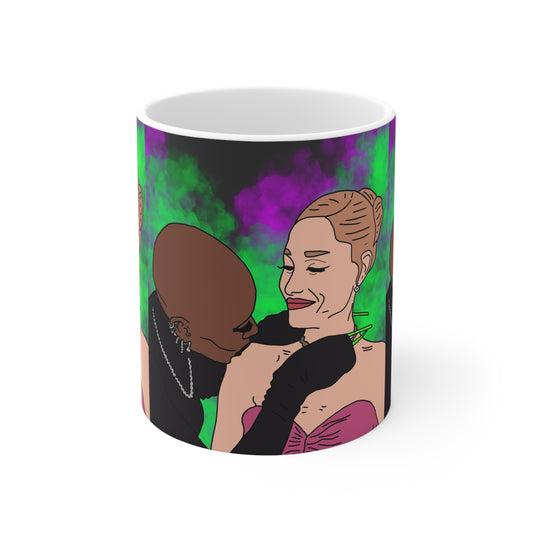Wicked Cynthia & Arianna Ceramic Coffee Mug — Colorful