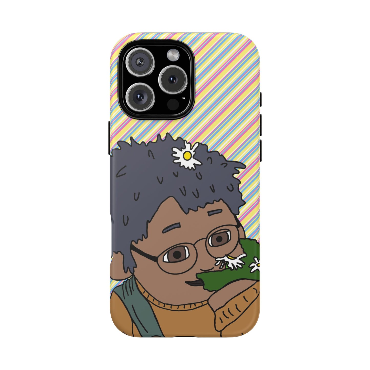 Cute Flowers Tom Phone Case —