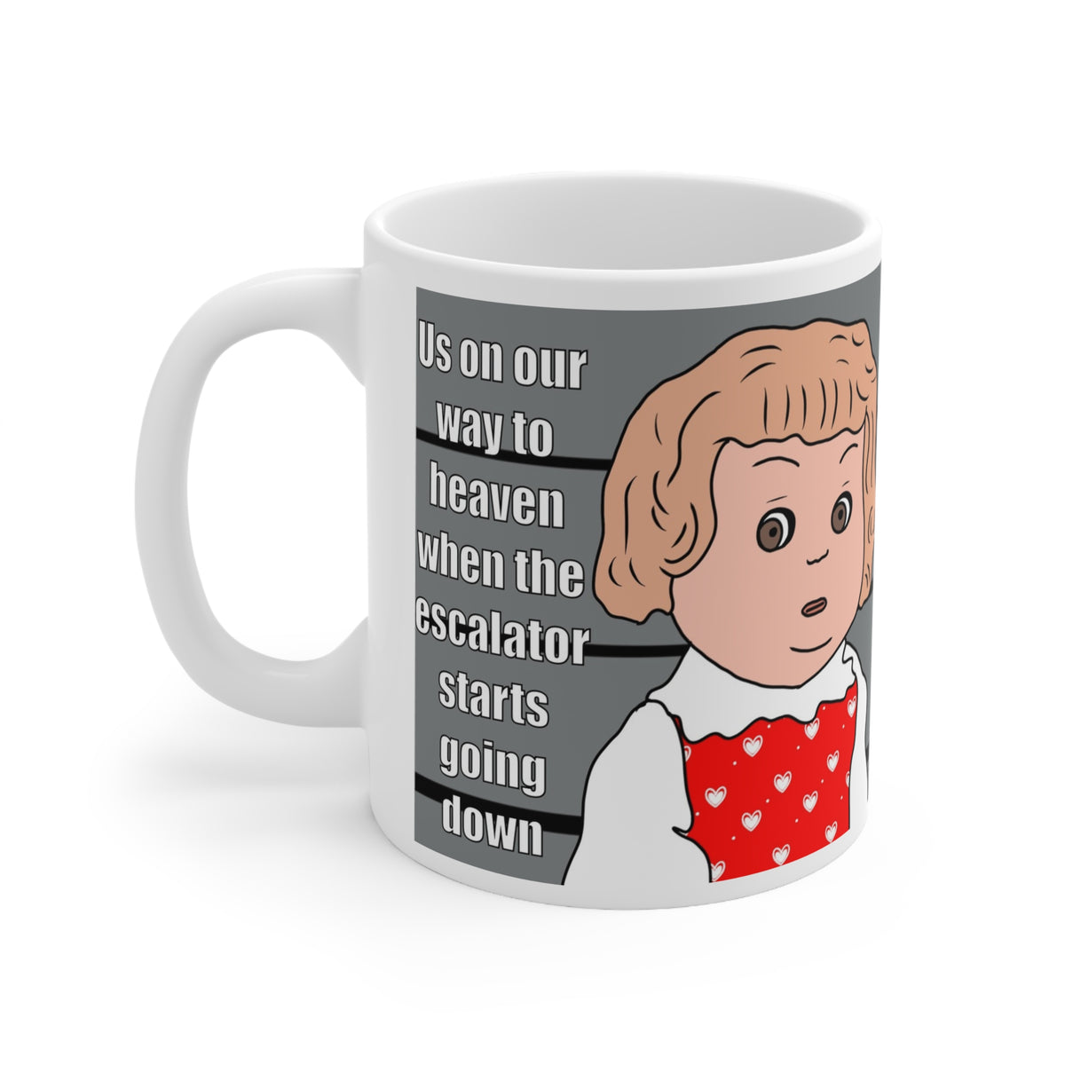 Us Going Down Instead Of Up Bestie Mug