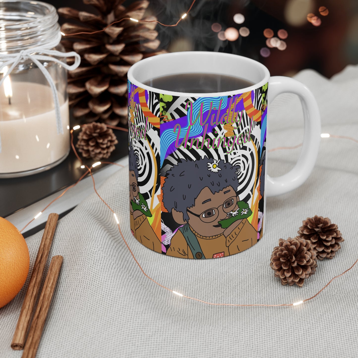 Wildly Unhinged Colourful Mug