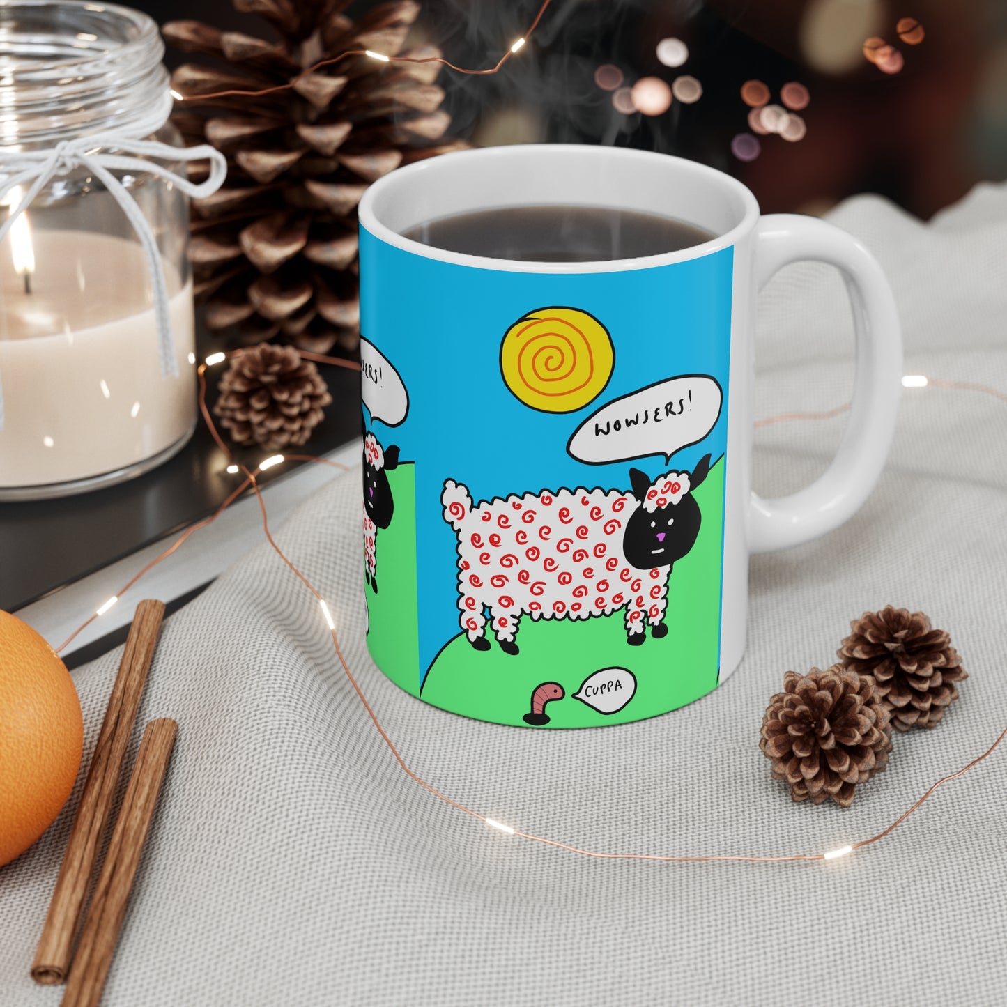 Bright Sheep Cuppa | Funny Mug | More Jam
