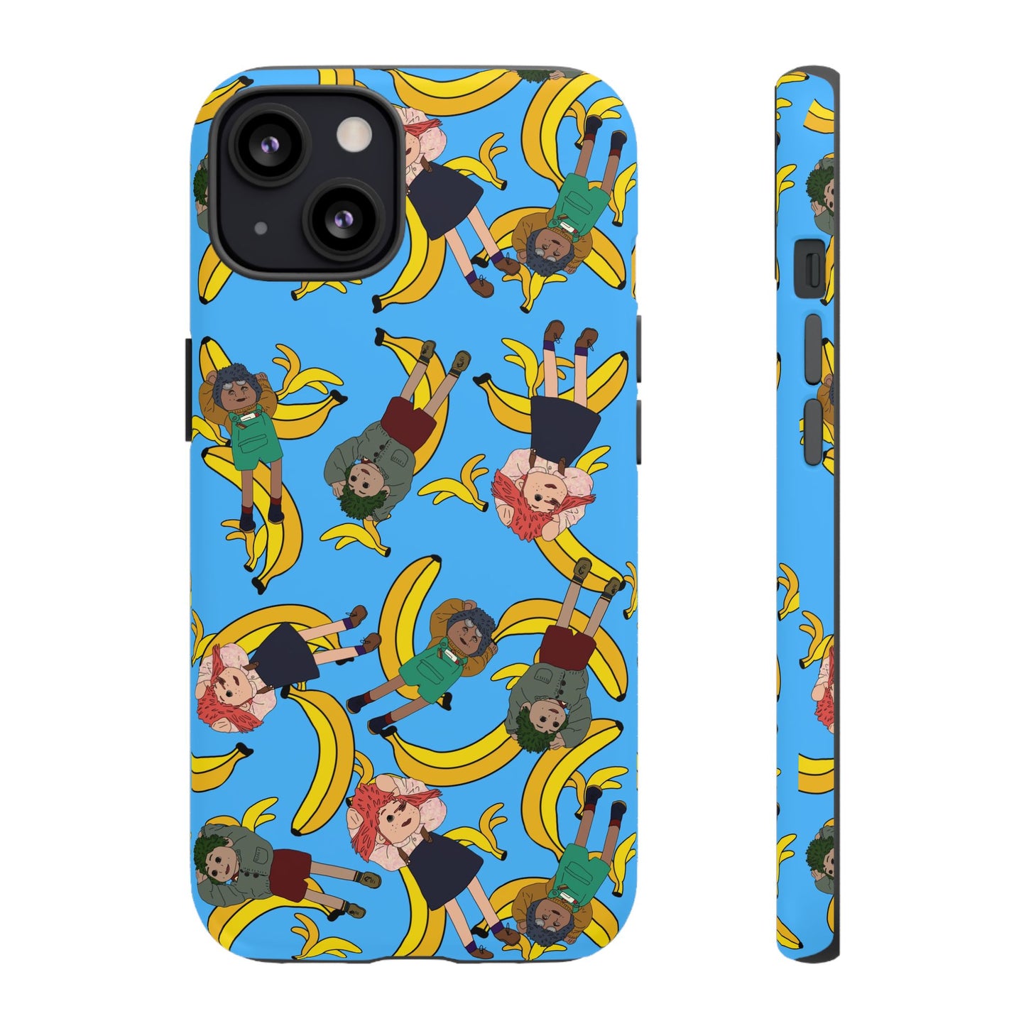 Banana Tots Pattern Phone Case — Cute Cartoon Phone Cover
