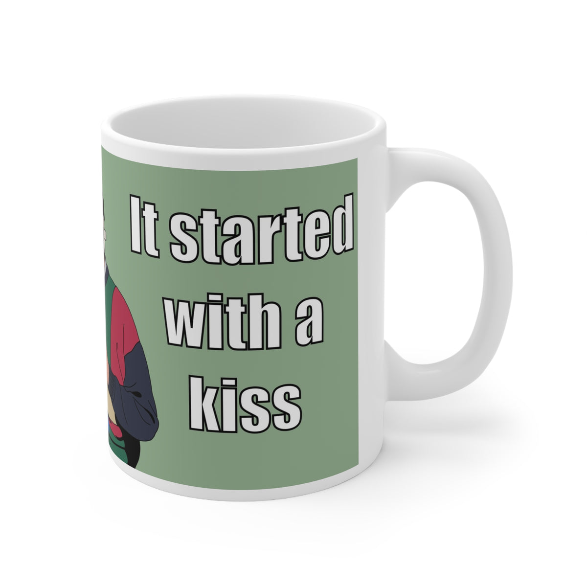 Alan Partridge It Started With A Kiss Mug