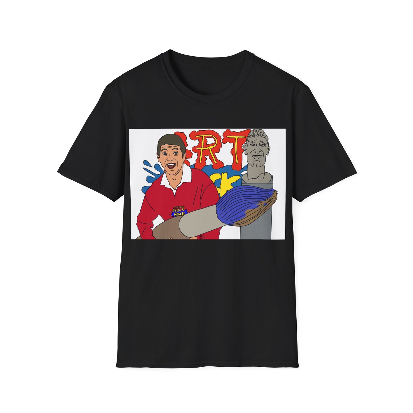 Art Attack 90s T-Shirt — Funny Graphic Tee