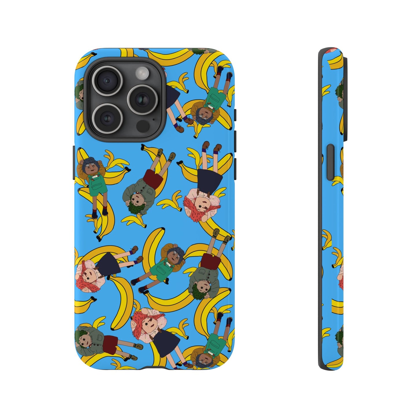 Banana Tots Pattern Phone Case — Cute Cartoon Phone Cover