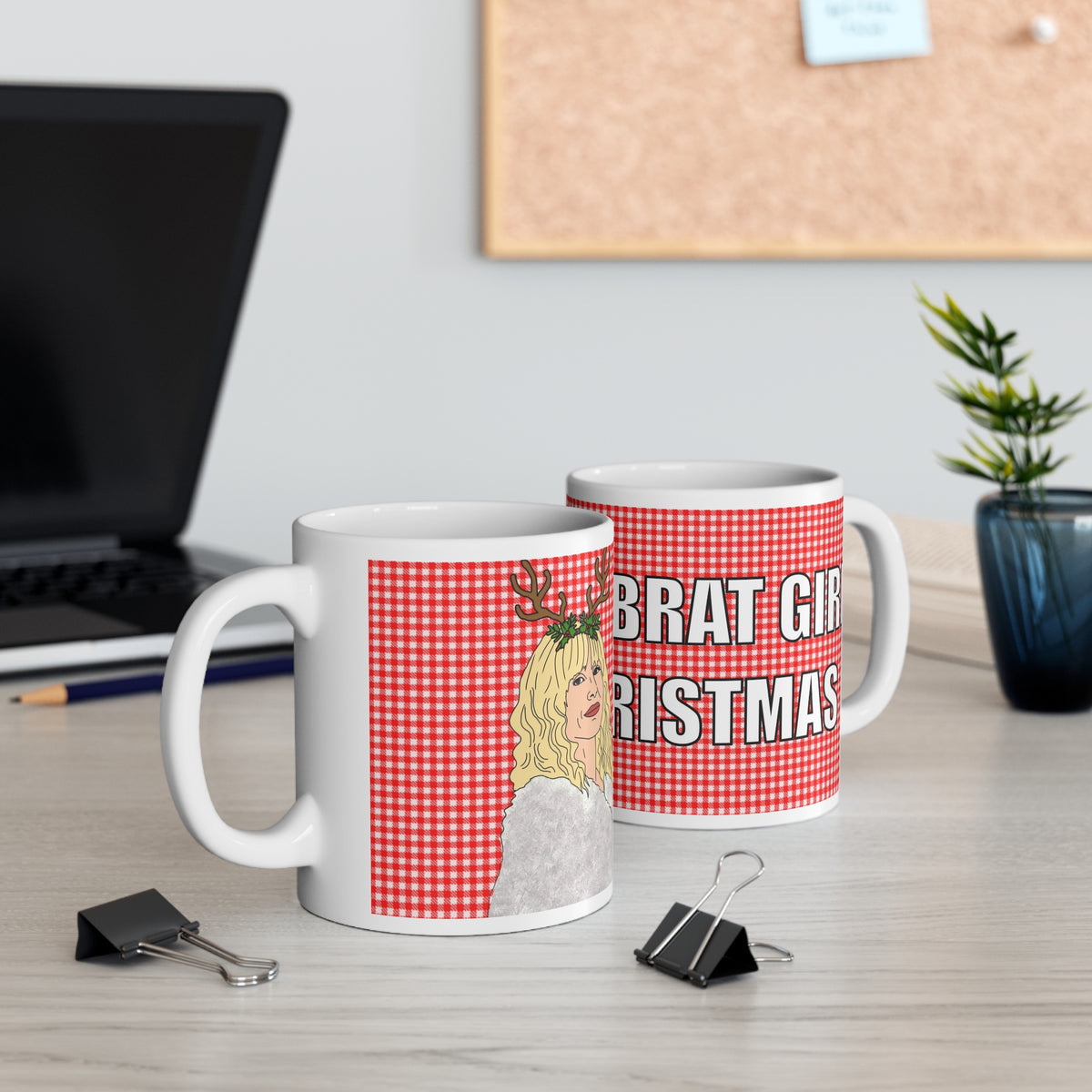 Amandaland Brat Girl | Christmas Mug | More Jam
