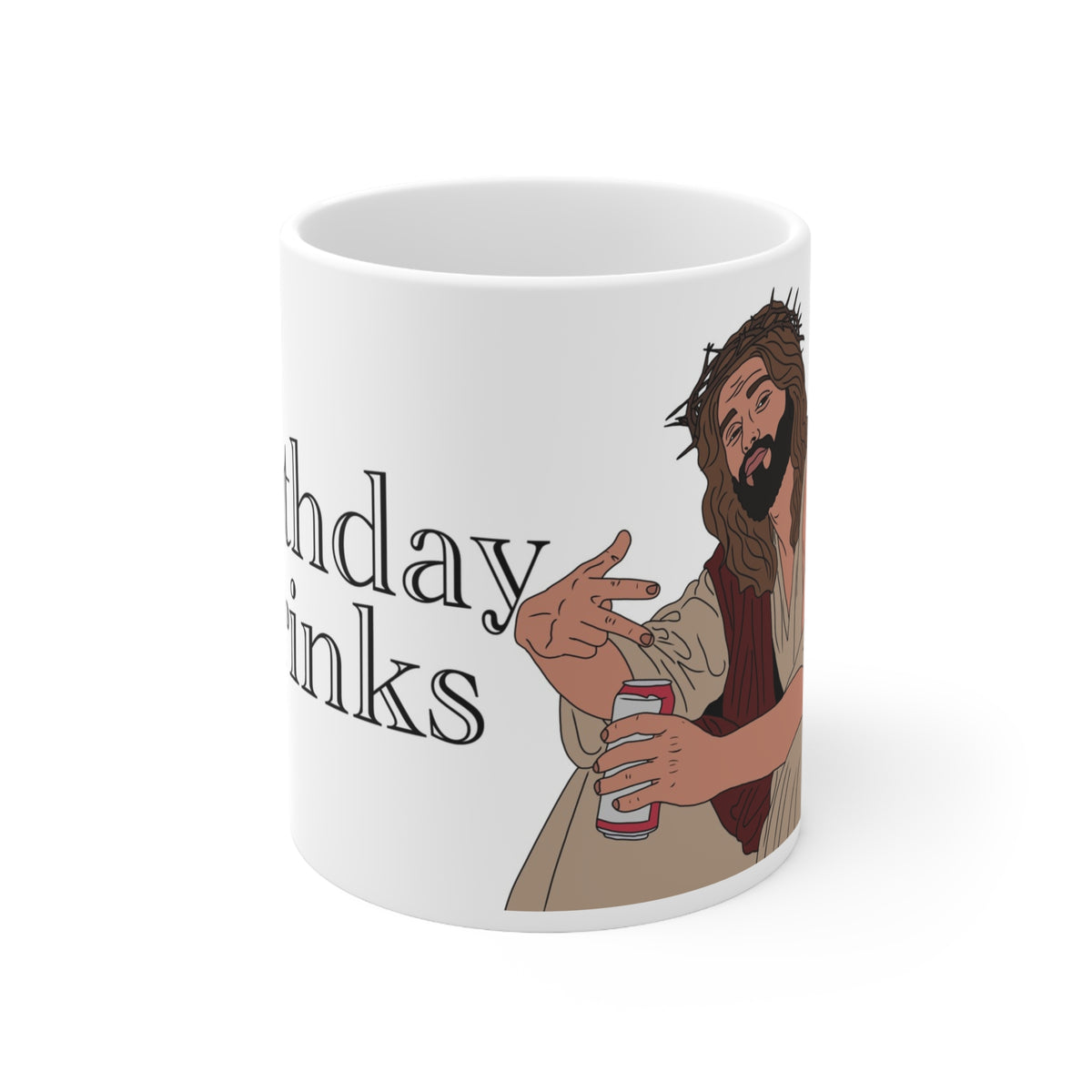 Birthday Drinks? Jesus | Christmas Mug | More Jam