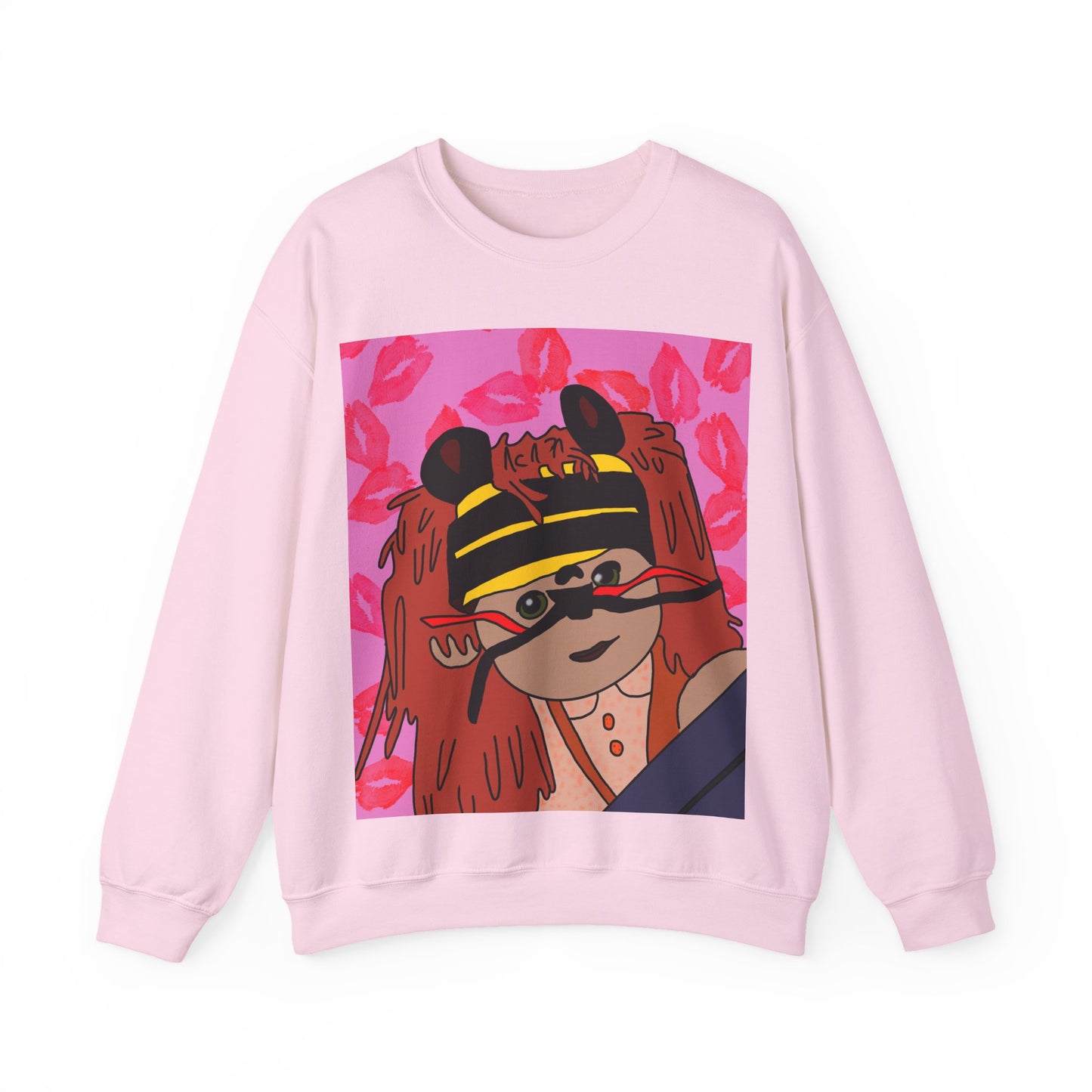 **Limited Edition**  Sweatshirt – Pink Scary Tiger Jumper
