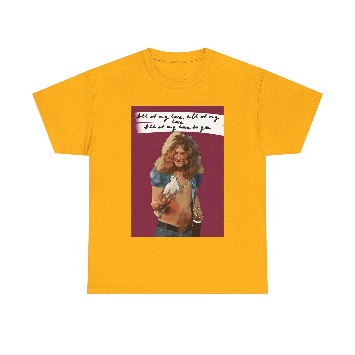 Robert Plant Led Zeppelin lyrics t shirt