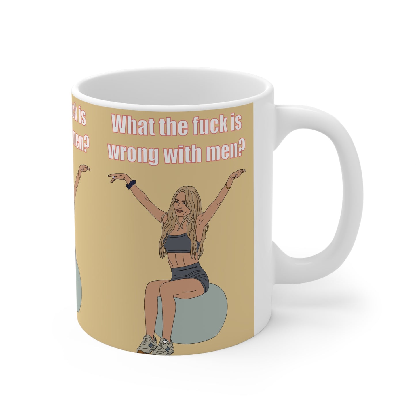 Landman Ainsley Wtf Is Wrong With Men Mug | More Jam