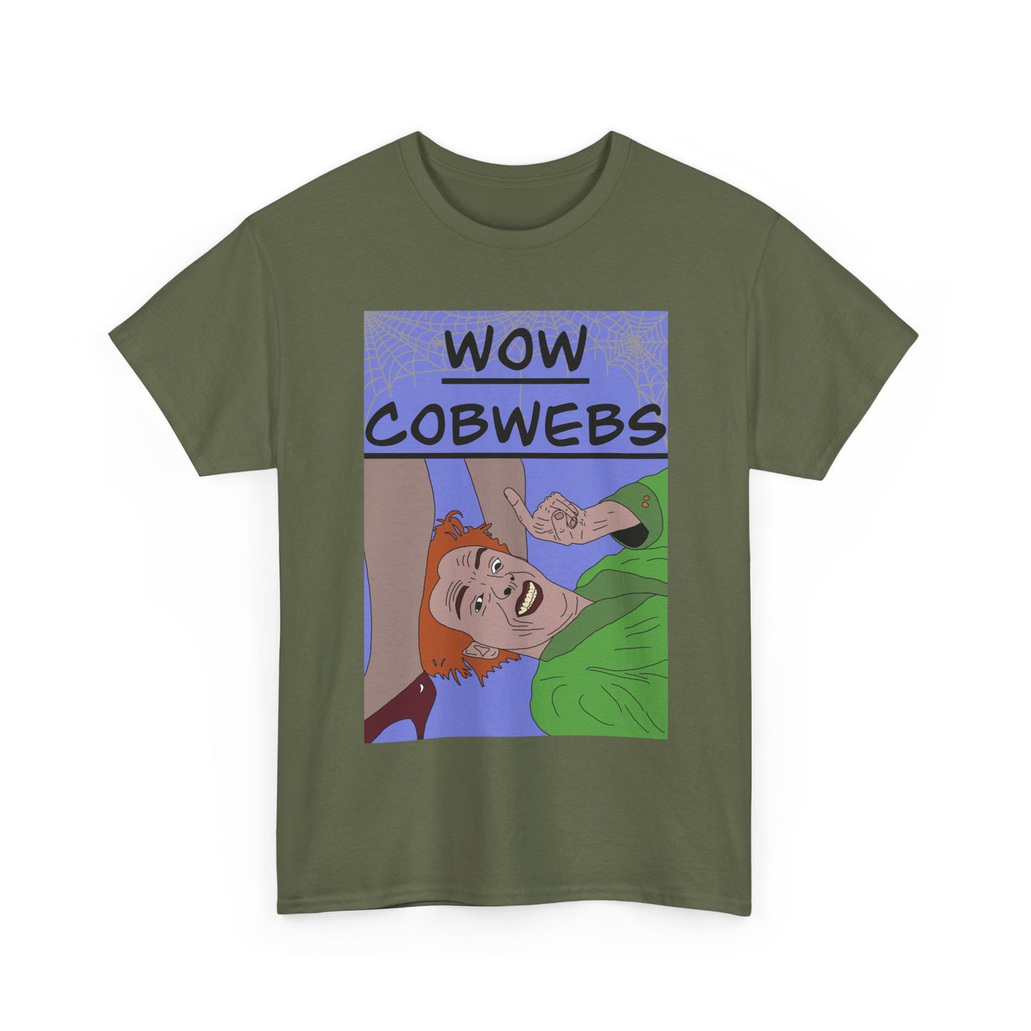 Drop Dead Fred T-Shirt — Funny "Wow Cobwebs" Retro Cartoon Tee