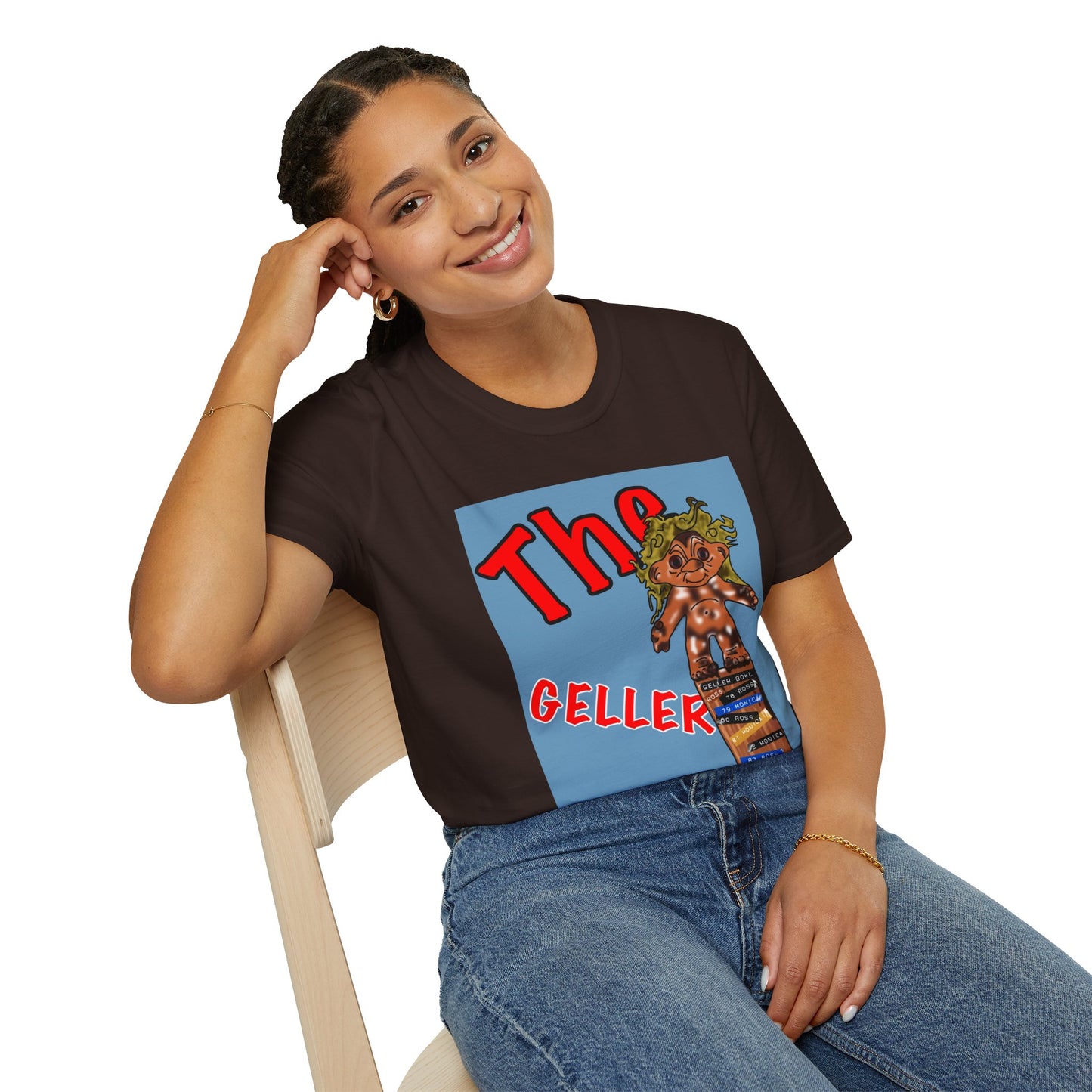 Friends TV Show Geller Cup T-Shirt — Retro Trophy Graphic Tee