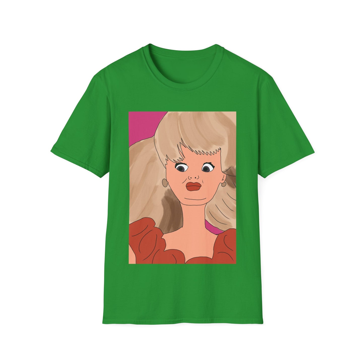 Ewww Retro Pop Art Doll Portrait T-Shirt