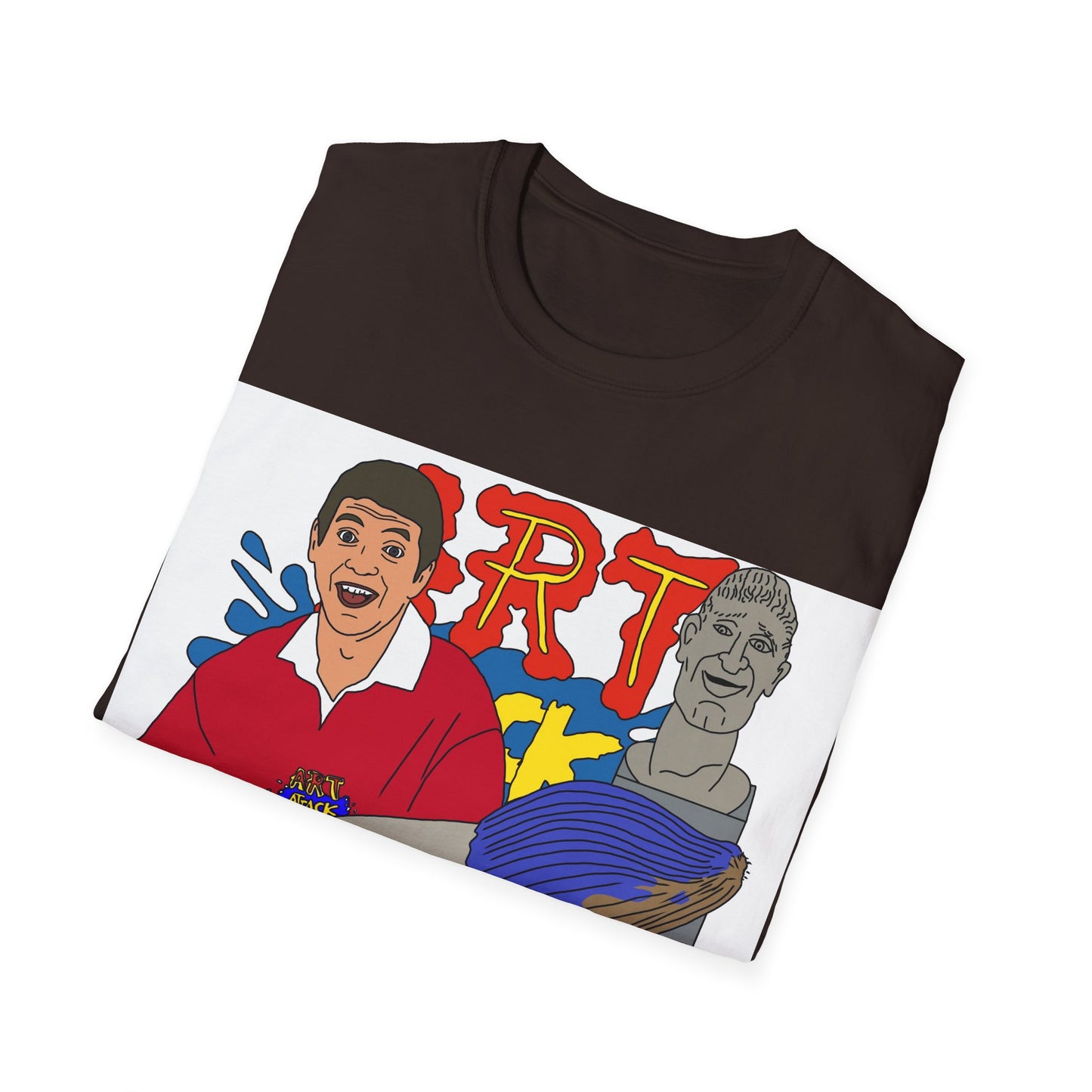Art Attack 90s T-Shirt — Funny Graphic Tee