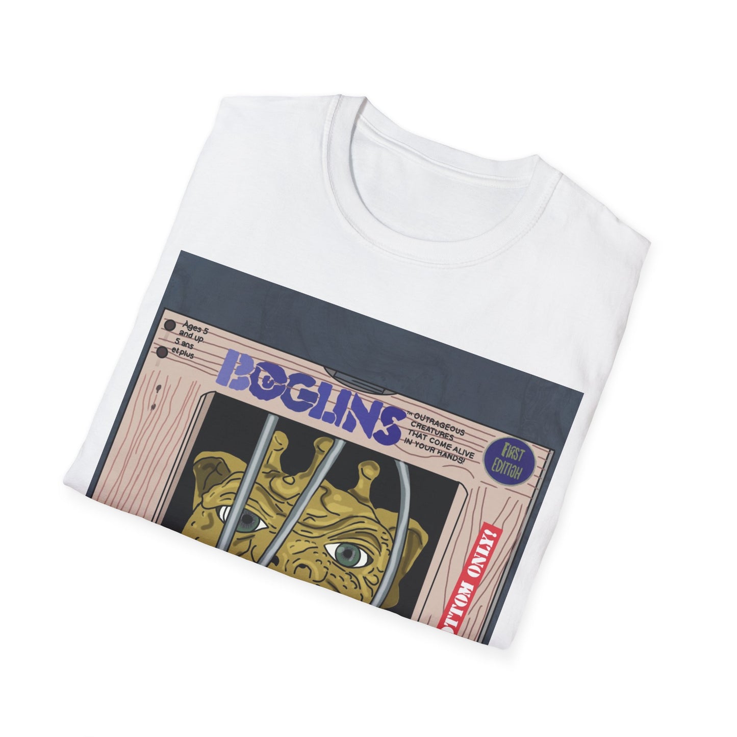 Boglins Vintage Toy Cage T-Shirt — Retro 80s Monster Graphic Tee