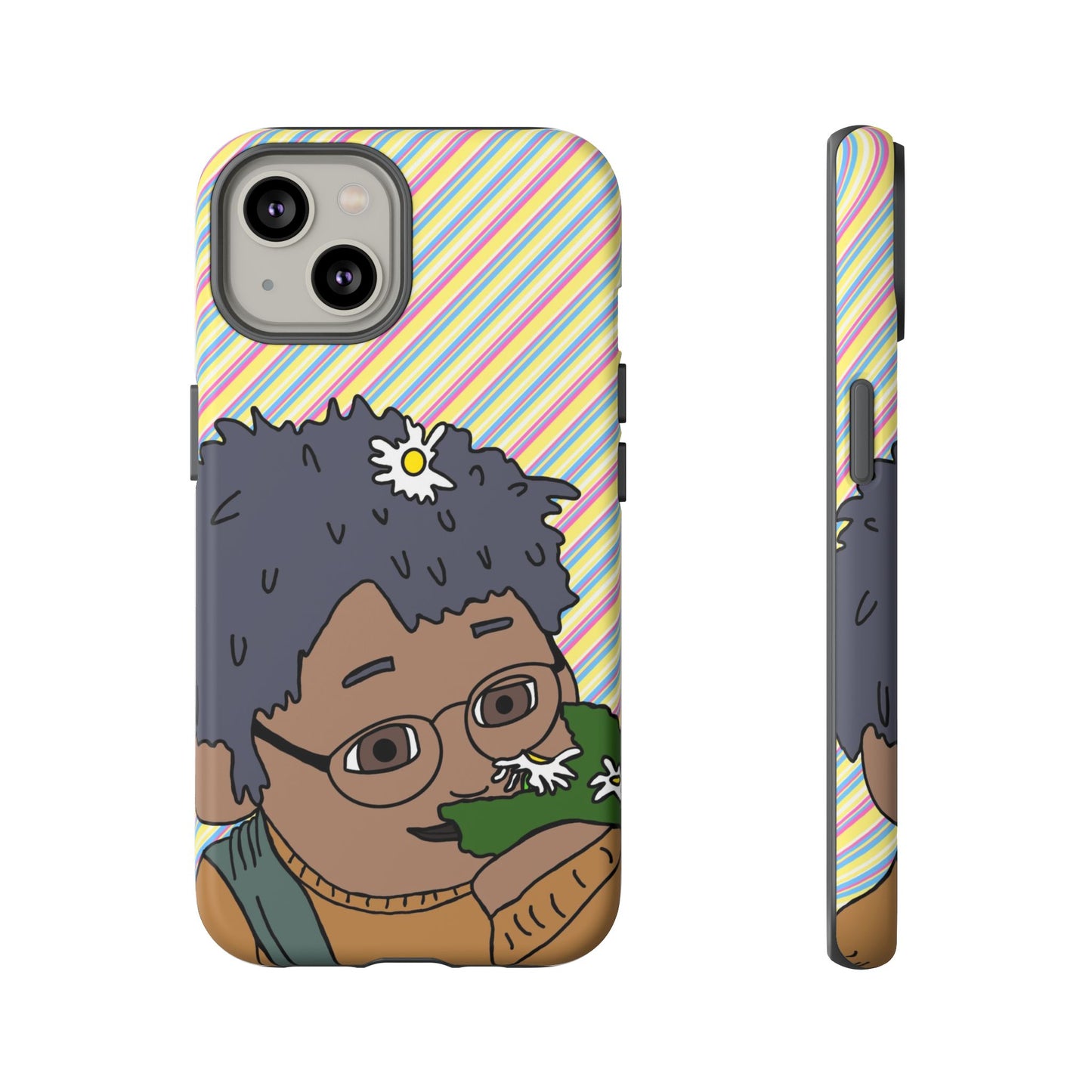 Cute Flowers Tom Phone Case —
