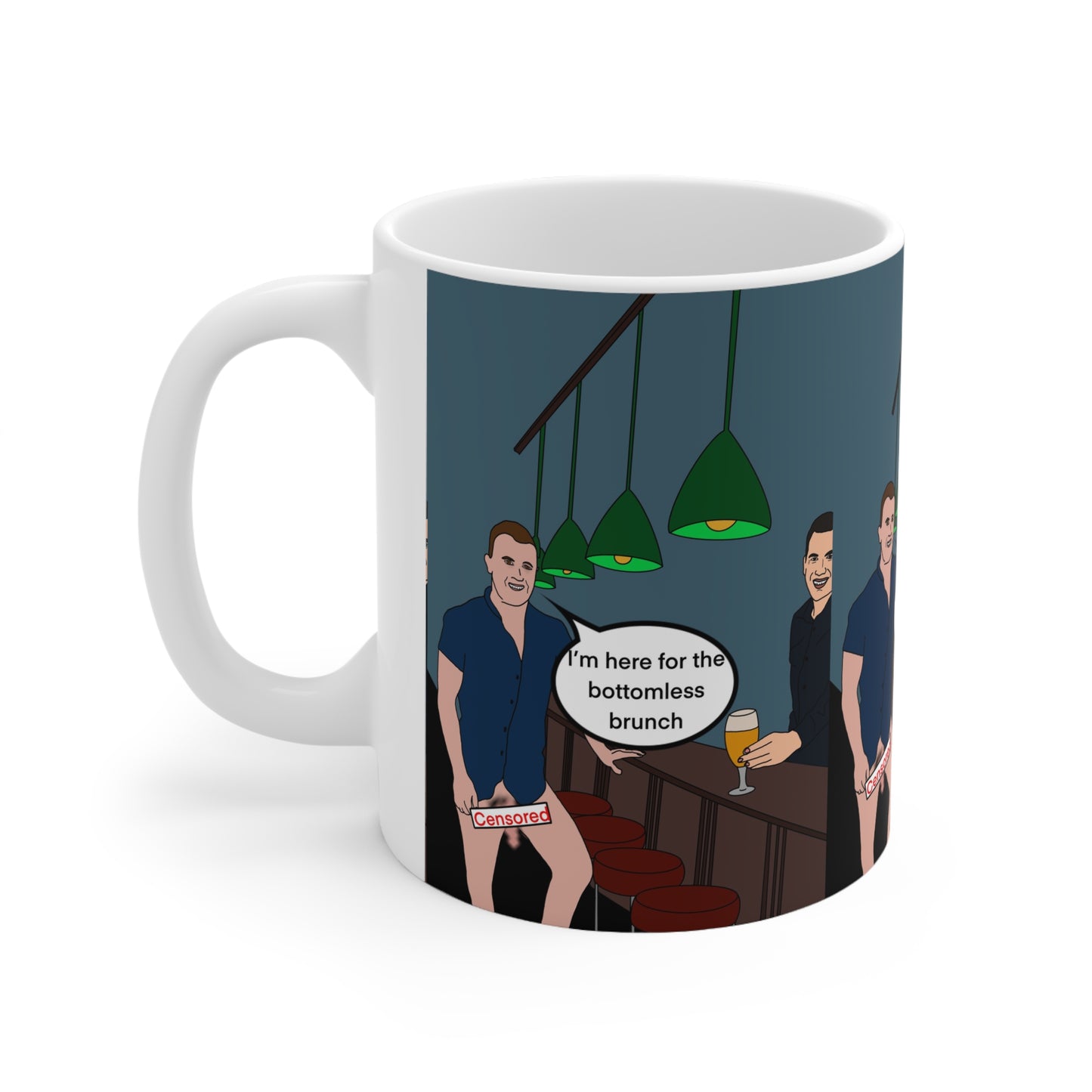 Bottomless Brunch Funny Ceramic Coffee Cup