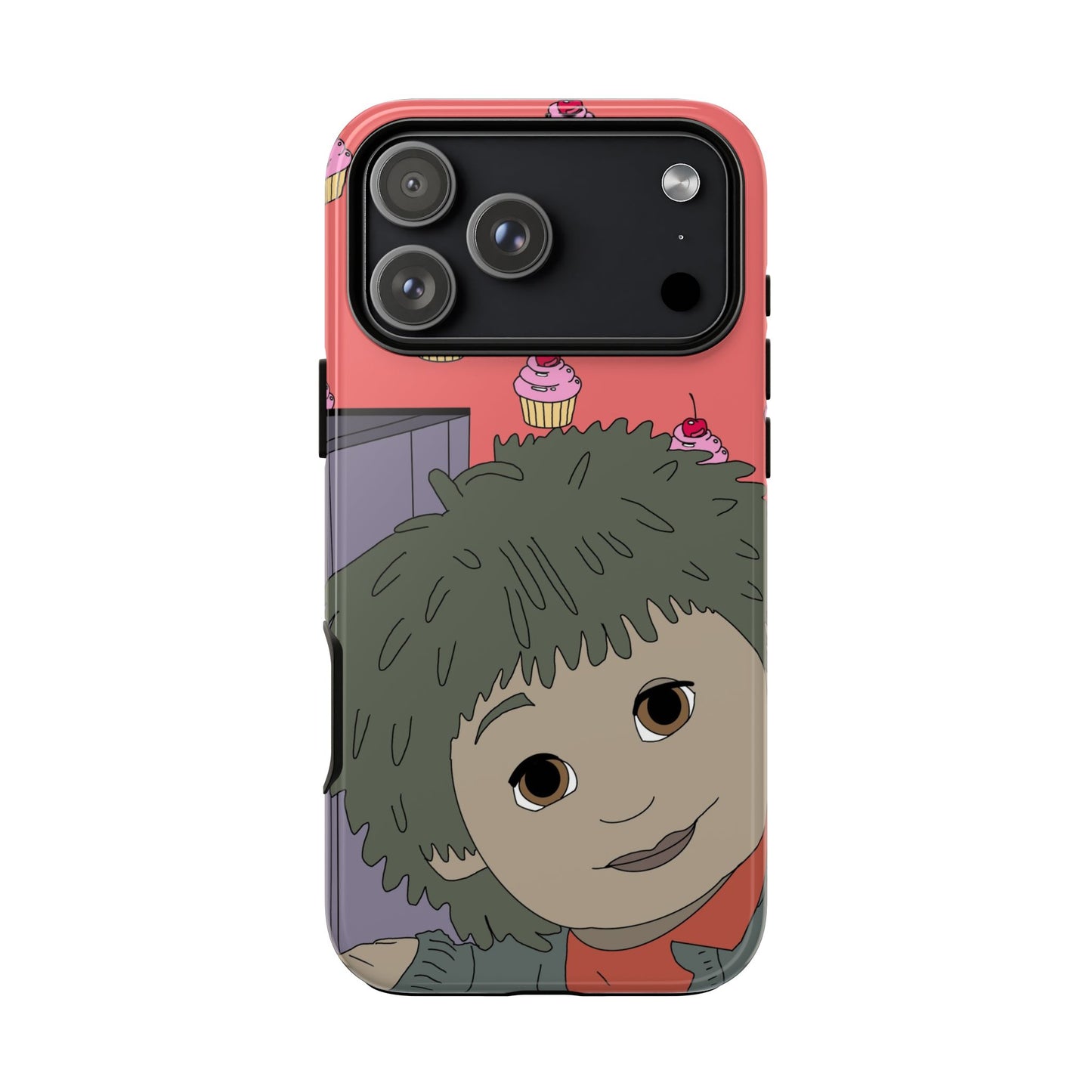 Cute Cupcake Tiny Phone Case — Whimsical Retro Character Protective Cover