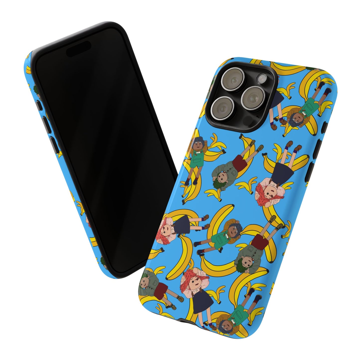 Banana Tots Pattern Phone Case — Cute Cartoon Phone Cover
