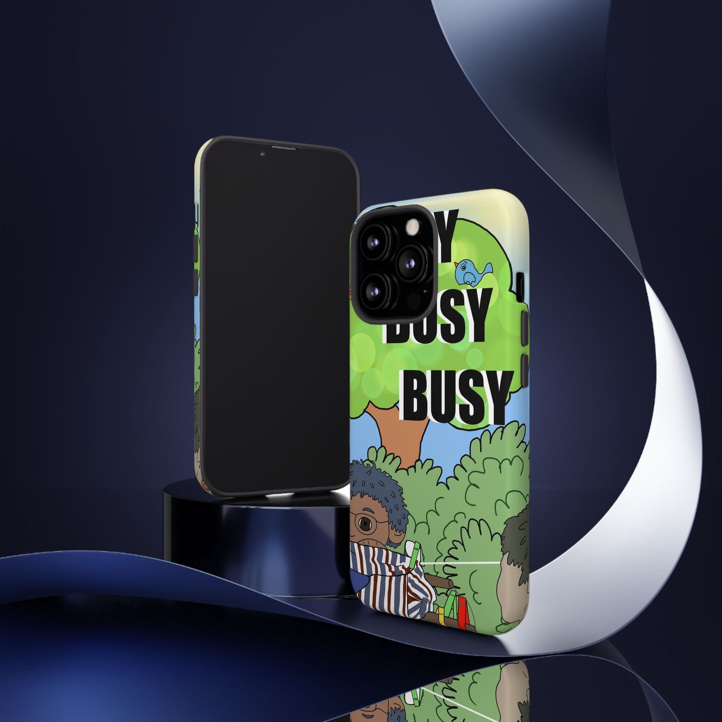 Phone Case — "Busy Busy Busy"