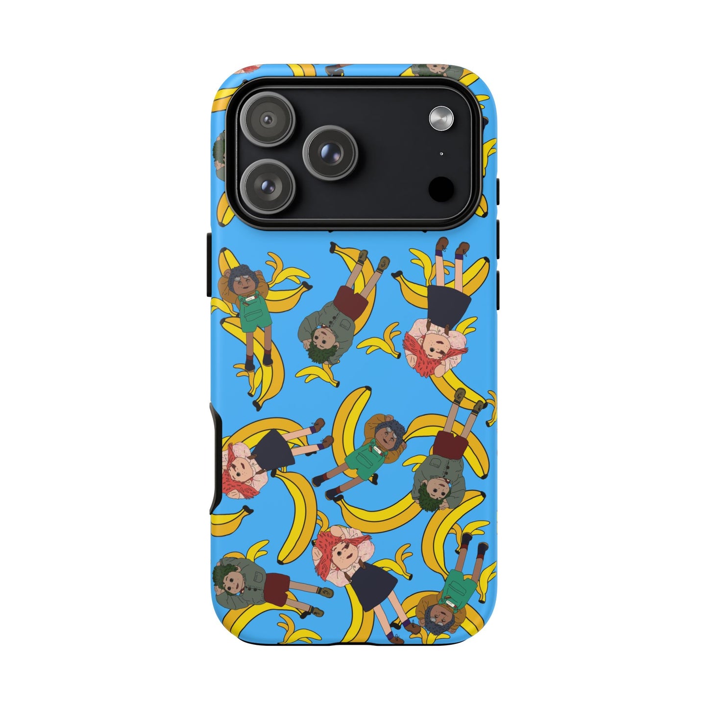 Banana Tots Pattern Phone Case — Cute Cartoon Phone Cover
