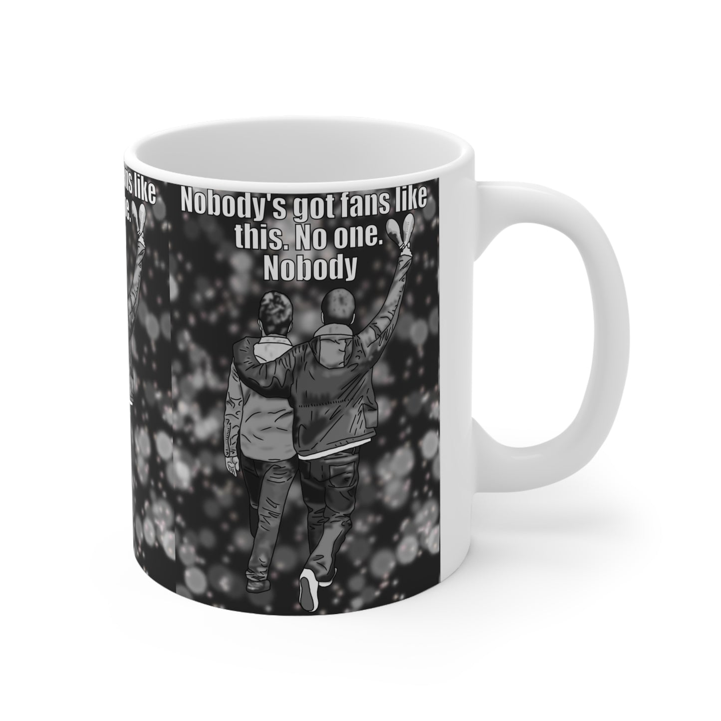 Oasis Nobody Has Fans Like This Ceramic Coffee Cup