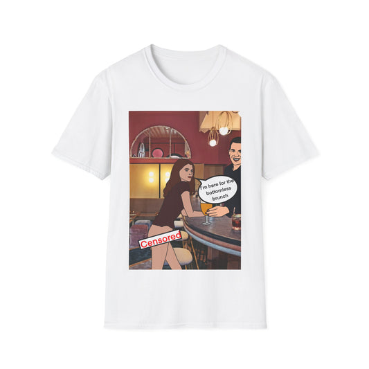 Bottomless Brunch Meme Softstyle T-Shirt