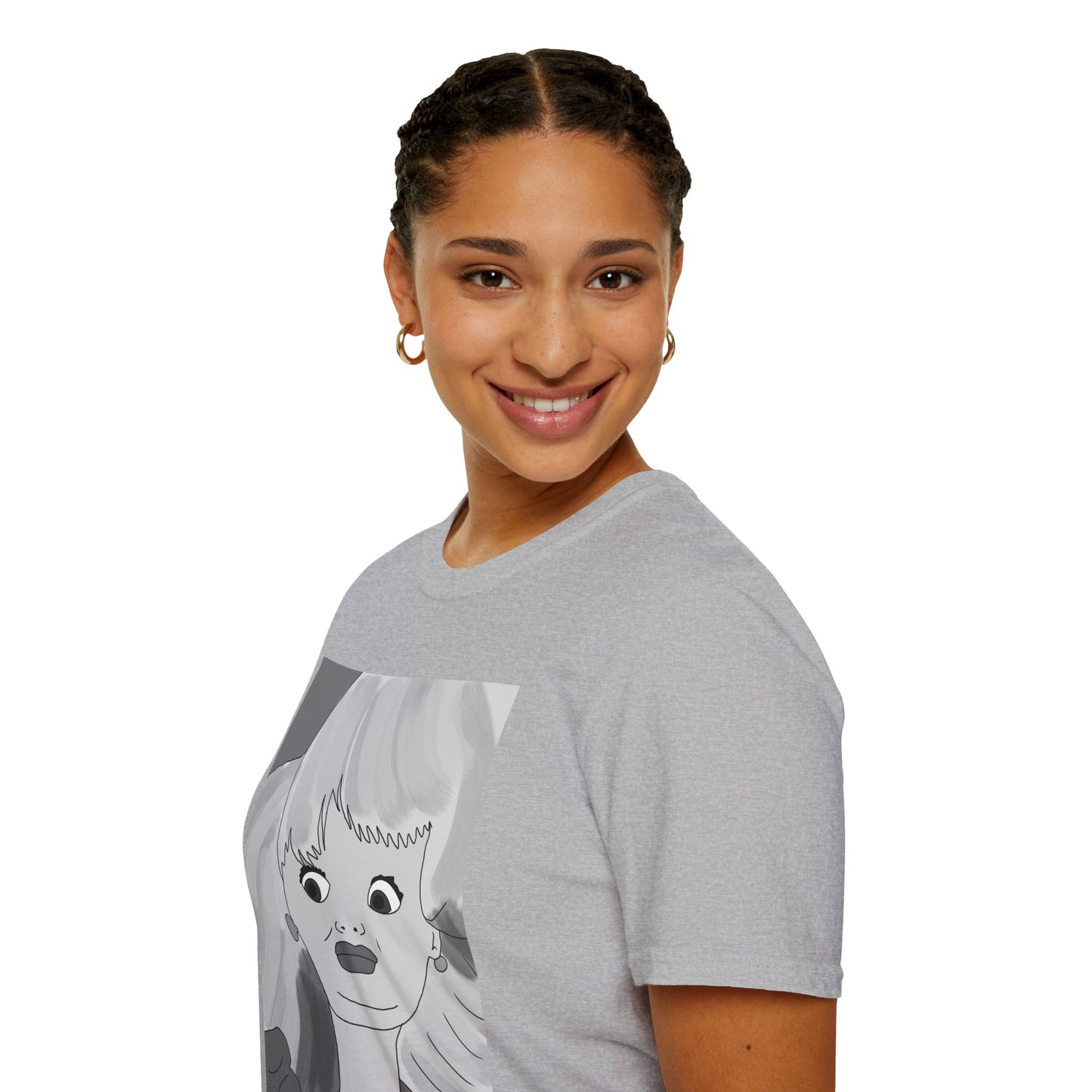 EWWW T-Shirt — Retro Pop Art Doll Portrait Graphic Tee