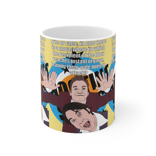 True Or False? In Judo There Is A Move... | Shooting Stars Mug | More Jam