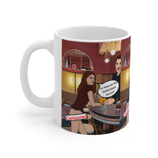 Bottomless Brunch Ceramic Coffee Cup