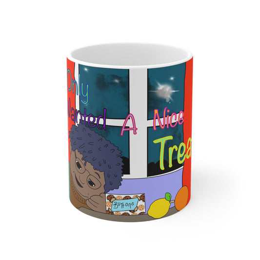 I Only Wanted A Nice Treat Mug — Cozy Night Snack Coffee Cup