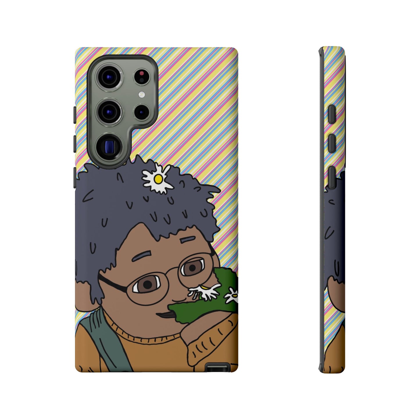 Cute Flowers Tom Phone Case —
