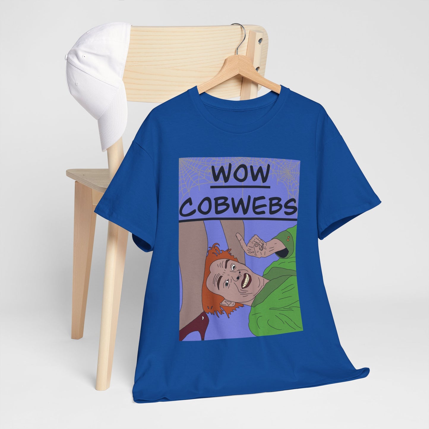 Drop Dead Fred T-Shirt — Funny "Wow Cobwebs" Retro Cartoon Tee