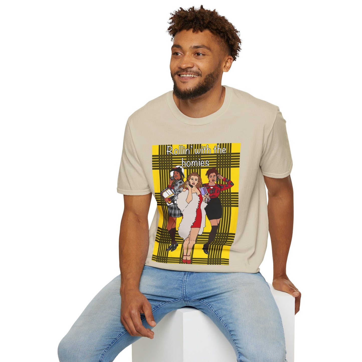 90s Clueless Graphic T-Shirt — ‘Clueless’ Plaid Inspired Retro Femme Tee