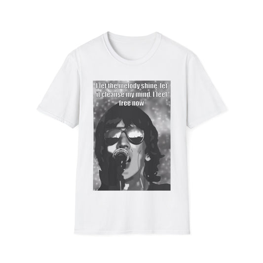 Richard Ashcroft Bittersweet Symphony Vintage Rock Singer Graphic Tee — "Let the melody shine, let it cleanse my mind. I feel free now."